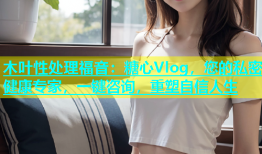 木叶性处理福音：糖心Vlog，您的私密健康专家，一键咨询，重塑自信人生