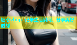 糖心vlog：记录生活瞬间，分享美好时刻