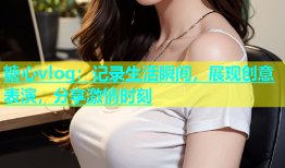 糖心vlog：记录生活瞬间，展现创意表演，分享激情时刻