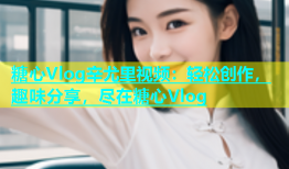 糖心Vlog辛尤里视频：轻松创作，趣味分享，尽在糖心Vlog