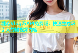 糖心Vlog汅API免费版：快速生成吸引人的短视频内容