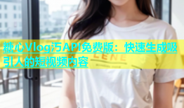 糖心Vlog汅API免费版：快速生成吸引人的短视频内容