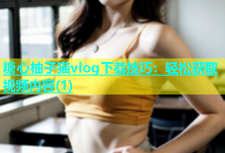 糖心柚子猫vlog下载技巧：轻松获取视频内容(1)