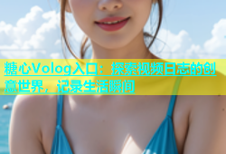 糖心Volog入口：探索视频日志的创意世界，记录生活瞬间