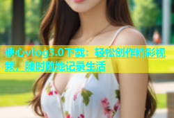 糖心vlog3.0下载：轻松创作精彩视频，随时随地记录生活