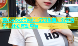糖心vlog汅sol：记录生活，分享快乐，社交互动平台