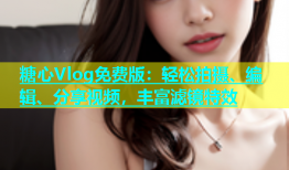 糖心Vlog免费版：轻松拍摄、编辑、分享视频，丰富滤镜特效