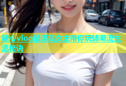 糖心vlog最漂亮女主带你玩转潮流生活秘诀