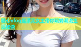 糖心vlog最漂亮女主带你玩转潮流生活秘诀
