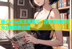 糖心vlog女主角图片：探索视频创作与分享的新高度
