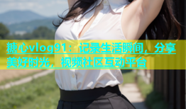 糖心vlog91：记录生活瞬间，分享美好时光，视频社区互动平台