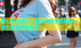 糖心vlog推广，轻松打造引流神器，吸引更多粉丝关注