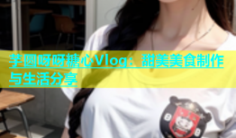 芋圆呀呀糖心Vlog：甜美美食制作与生活分享