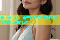 糖心vlog女主角带你探索短视频创作与社交互动的魅力