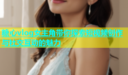 糖心vlog女主角带你探索短视频创作与社交互动的魅力