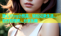 糖心Vlog小桃酱：轻松记录生活，创作短视频，分享乐趣