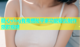 糖心vlog有毒揭秘平家功能轻松制作爆款视频