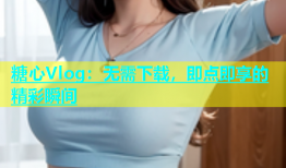 糖心Vlog：无需下载，即点即享的精彩瞬间