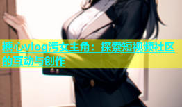 糖心vlog污女主角：探索短视频社区的互动与创作