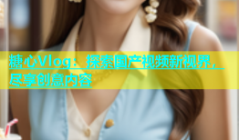 糖心Vlog：探索国产视频新视界，尽享创意内容