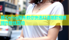 糖心vlog阿朱教你快速打造爆款视频提升粉丝互动