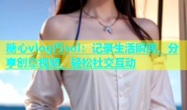 糖心vlog汅sol：记录生活瞬间，分享创意视频，轻松社交互动