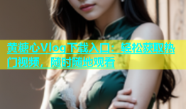 黄糖心Vlog下载入口：轻松获取热门视频，随时随地观看