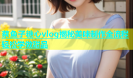蔡鱼子糖心vlog揭秘美味制作全流程轻松学做甜品