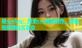 糖心vlog：探索cos视频创作，体验短视频社区互动