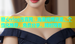 糖心vlog污官网：海量视频资源，个性化推荐，免费分享，随时观看