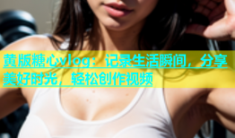 黄版糖心vlog：记录生活瞬间，分享美好时光，轻松创作视频