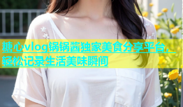 糖心vlog锅锅酱独家美食分享平台，轻松记录生活美味瞬间