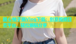 糖心柚子猫Vlog下载：创意视频日志平台，轻松编辑分享