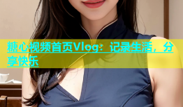 糖心视频首页Vlog：记录生活，分享快乐