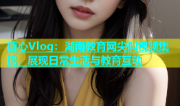 糖心Vlog：湖南教育网尖叫视频集锦，展现日常生活与教育互动