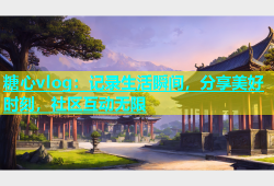 糖心vlog：记录生活瞬间，分享美好时刻，社区互动无限