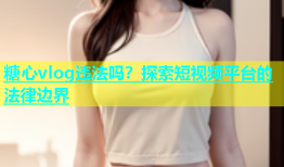 糖心vlog违法吗？探索短视频平台的法律边界