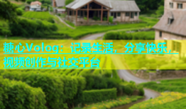 糖心Volog：记录生活，分享快乐，视频创作与社交平台