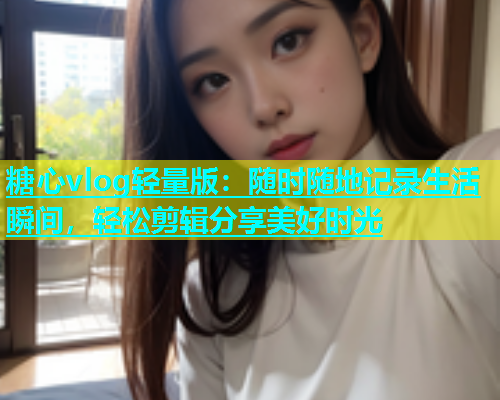 糖心vlog轻量版：随时随地记录生活瞬间，轻松剪辑分享美好时光