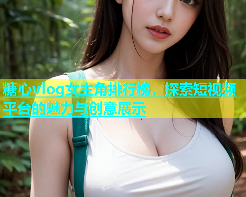 糖心vlog女主角排行榜，探索短视频平台的魅力与创意展示