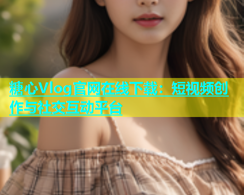 糖心Vlog官网在线下载：短视频创作与社交互动平台