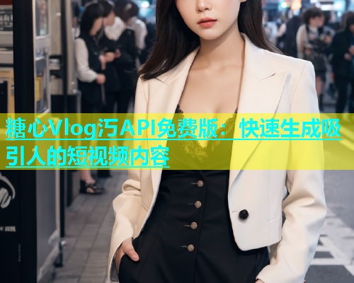 糖心Vlog汅API免费版：快速生成吸引人的短视频内容