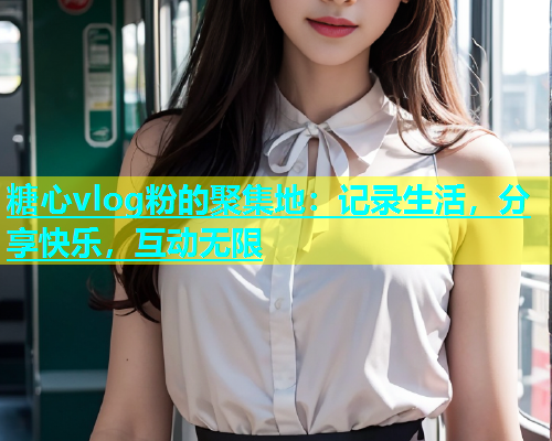 糖心vlog粉的聚集地：记录生活，分享快乐，互动无限