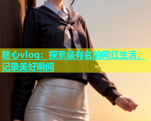 糖心vlog：探索最有名的网红生活，记录美好瞬间