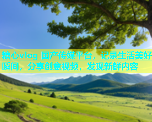 糖心vlog 国产传媒平台，记录生活美好瞬间，分享创意视频，发现新鲜内容