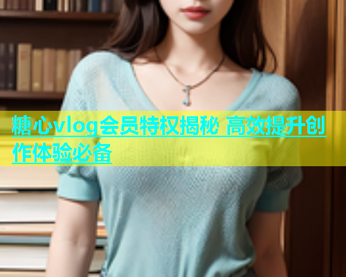 糖心vlog会员特权揭秘 高效提升创作体验必备