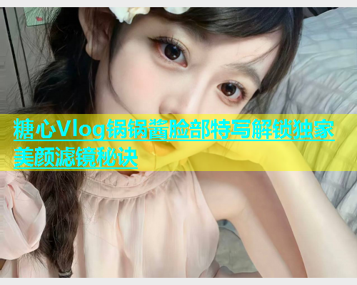 糖心Vlog锅锅酱脸部特写解锁独家美颜滤镜秘诀